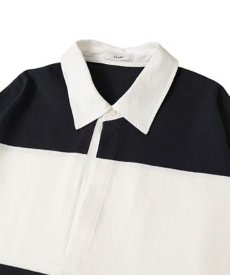 2019AW  IENA 別注 BIG RUGBY シャツ DEEP NECK WIDE RUGBY SHIRTS 10105ー