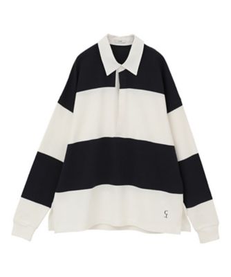 DEEP NECK WIDE RUGBY SHIRTS 10105ー
