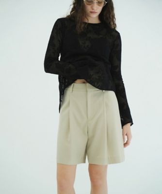 ＜CLANE (Women)＞ＬＯＷ　ＷＡＩＳＴ　ＨＡＬＦ　ＰＡＮＴＳ　１０１１０ー７１５３