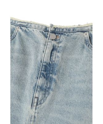 FRONT SLIT DENIM SKIRT 10109ー6073