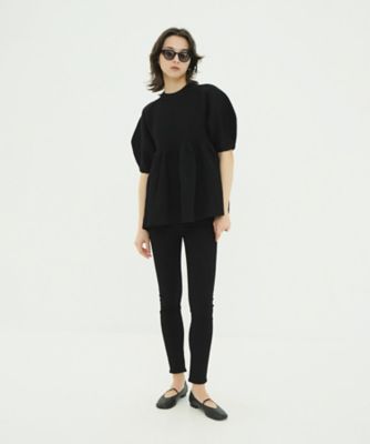 ニット/セーター clane PEPLUM HAND KNIT TOPS 11月4日(火)発売アイテムのご紹介。職人の手編みによって丁寧に仕立て