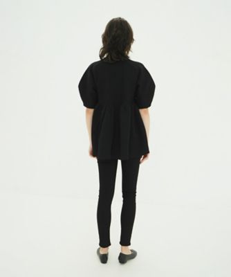 PEPLUM HALF SLEEVE KNIT TOPS 10106ー