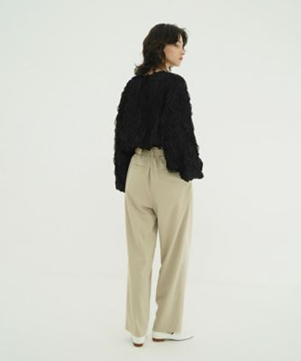 TOPSTITCHED FRILL BOLERO 10103ー