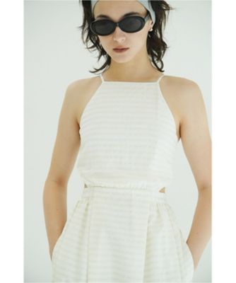 SIDE HOLE COCOON CAMI ONEPIECE