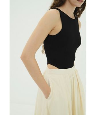 BACK OPEN KNIT BODYSUITS 10106ー2233