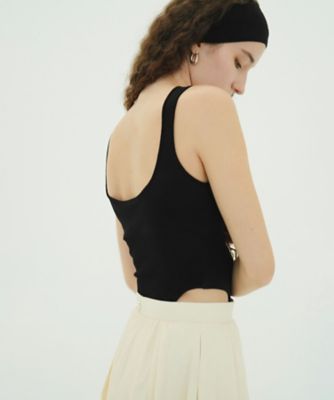 BACK OPEN KNIT BODYSUITS 10106ー2233