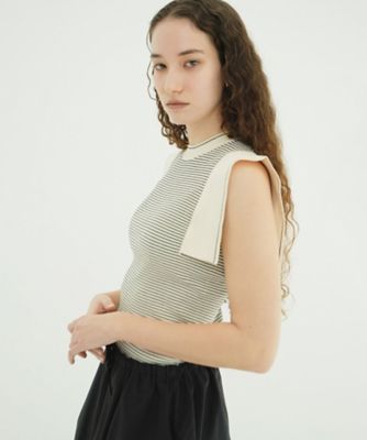 新品タグ付き❣️wave sleeve knit top posing is hard but loved, loved making this sweater! wave pattern