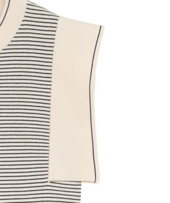 SQUARE SLEEVE KNIT TOPS 10106ー2213