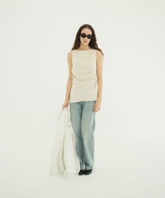 SATIN DRAPE TOPS 10122ー4173 | CLANE (Women