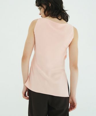 SATIN DRAPE TOPS 10122ー4173 | CLANE (Women