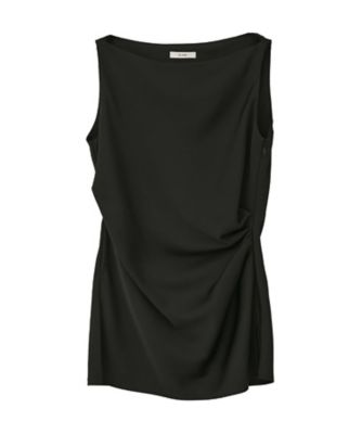 SATIN DRAPE TOPS 10122ー4173 | CLANE (Women