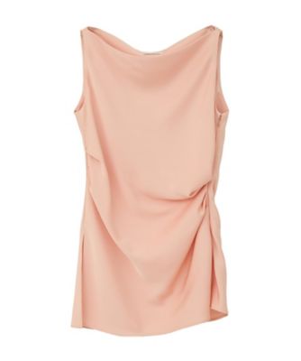 SATIN DRAPE TOPS 10122ー4173 | CLANE (Women