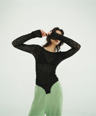 ＜CLANE (Women)＞ＢＡＣＫ　ＯＰＥＮ　ＬＡＣＥ　ＢＯＤＹＳＵＩＴ　１０１０５ー１１８３