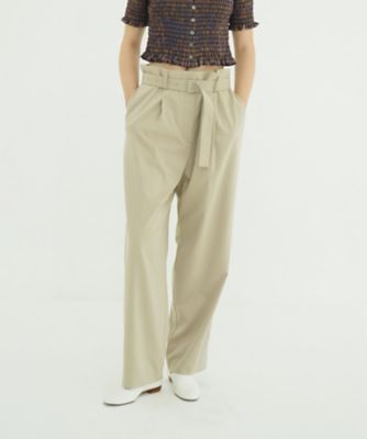 WAIST BELT DAD PANTS 10110ー7233 | CLANE