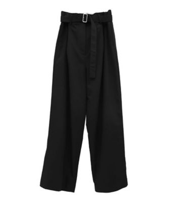 WAIST BELT DAD PANTS ブラック WAIST BELT DAD PANTS 10110ー7233 | CLANE