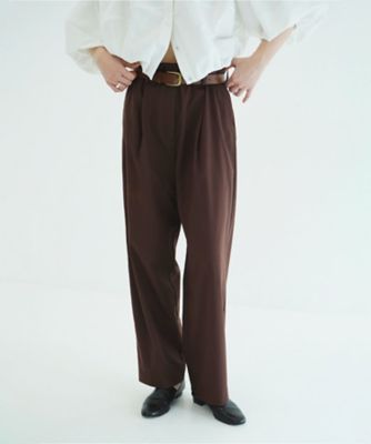 WAIST BELT DAD PANTS 10110ー7233 | CLANE