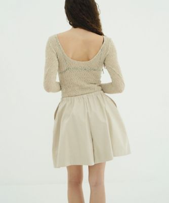 LOW WAIST DRAWSTRING HALF