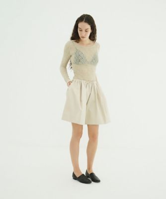 LOW WAIST DRAWSTRING HALF