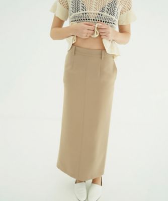 タグ付 クラネ CLANE LOW WAIST STRAIGHT SKIRT 0 LOW WAIST STRAIGHT SKIRT｜SKIRT / PANTS(スカート/パンツ)｜CLANE