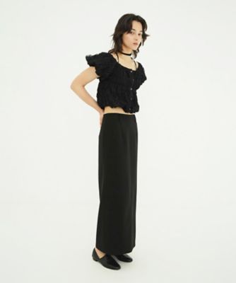 美品CLANE ⭐︎2WAY ADJUST LOW WAIST SKIRT 黒　S CLANE - アジャスター付きスカート - 2WAY ADJUST LOW WAIST SKIRT