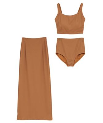 3－PIECE LONG SKIRT SWIM SET 10136