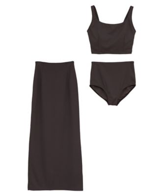 水着・ラッシュガード CLANE 3-PIECE LONG SKIRT SWIM SET 3－PIECE LONG SKIRT SWIM SET 10136