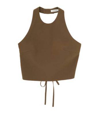 BACK RIBBON HALTER BUSTIER 10122ー