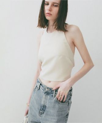 BACK RIBBON HALTER BUSTIER 10122ー