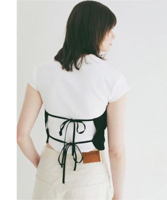 BACK RIBBON HALTER BUSTIERバックリボンホルタービスチェ BACK RIBBON HALTER BUSTIER 10122ー