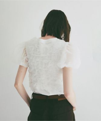 トップス CLANE TULLE VEST LAYERED TOPS 1 TULLE VEST LAYERED TOPS｜TOPS(トップス)｜CLANE OFFICIAL ONLINE STORE