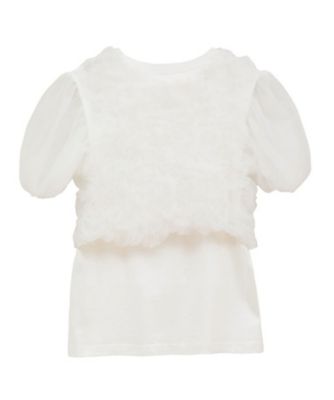 TULLE VEST LAYERED TOPS 10105ー1173 