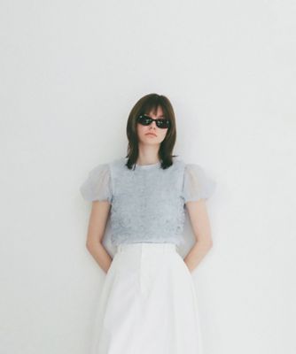 TULLE VEST LAYERED TOPS 10105ー1173