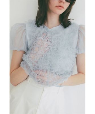 TULLE VEST LAYERED TOPS 10105ー1173