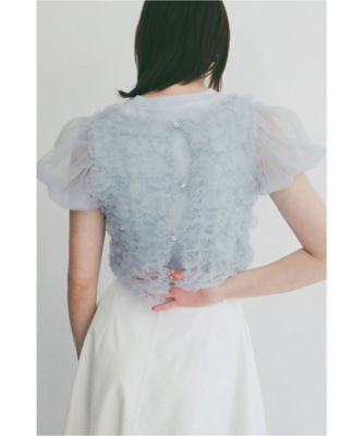 TULLE VEST LAYERED TOPS 10105ー1173