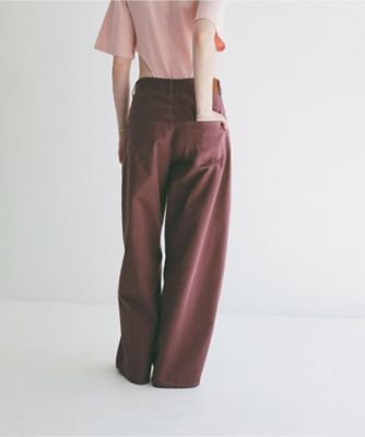LOW WAIST BARREL PANTS 10110ー7193