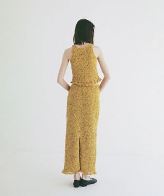 MIX MESH GATHER SKIRT 10109ー6143