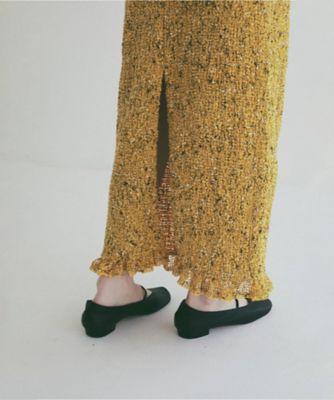 MIX MESH GATHER SKIRT 10109ー6143