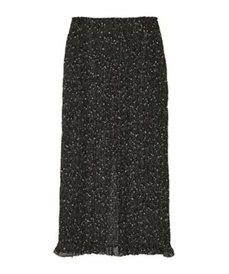 MIX MESH GATHER SKIRT 10109ー6143