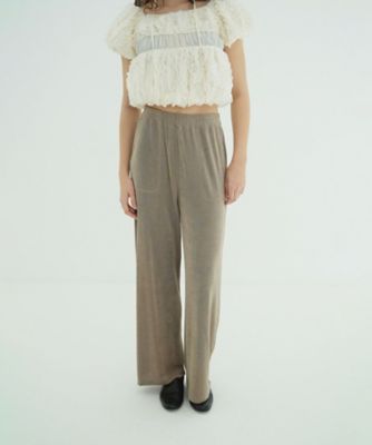 BRIGHT JERSEY PANTS 10110ー7203 | CLANE
