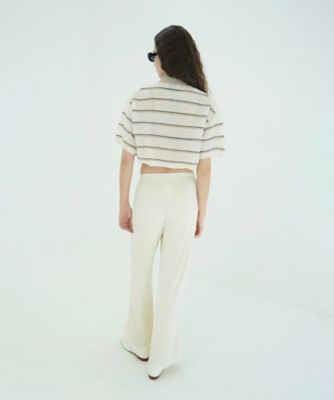 BRIGHT JERSEY PANTS 10110ー7203 | CLANE