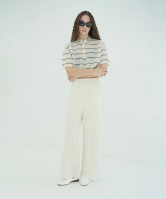 BRIGHT JERSEY PANTS 10110ー7203 | CLANE