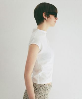 UP NECK COMPACT TOPS 10105ー1223 | CLANE