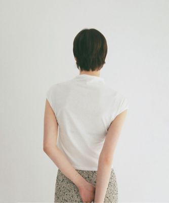 UP NECK COMPACT TOPS 10105ー1223 | CLANE