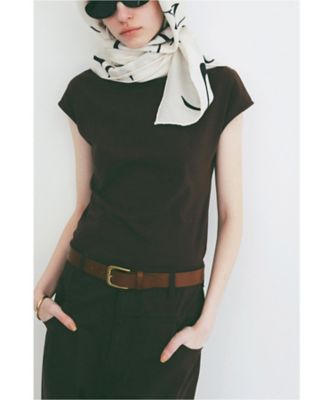 UP NECK COMPACT TOPS 10105ー1223 | CLANE
