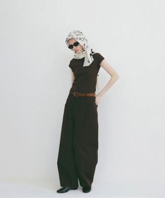 UP NECK COMPACT TOPS 10105ー1223 | CLANE