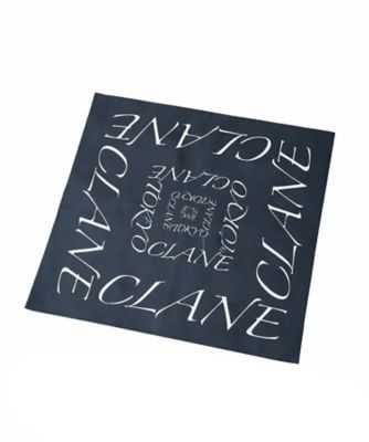 LOGO SILK SCARF 10136ー8203 | CLANE (Women