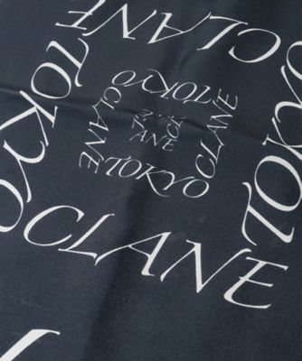 LOGO SILK SCARF 10136ー8203 | CLANE (Women