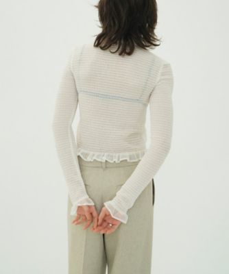 GATHERED MESH SHIRTS 10122－4063