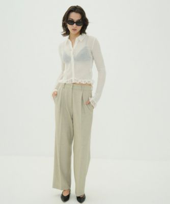 GATHERED MESH SHIRTS 10122－4063