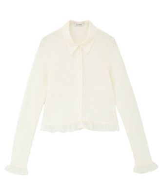 GATHERED MESH SHIRTS 10122－4063